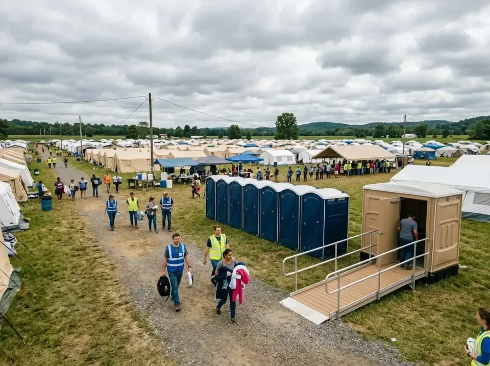 disaster-relief-camp-restrooms-010 — frequently asked questions, Dumpster & Portable Bathrooms Rental in Walbridge, OH